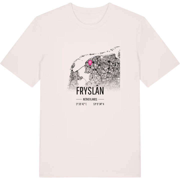 Fryslân kort T-shirt – t-shirt fra PinShirt