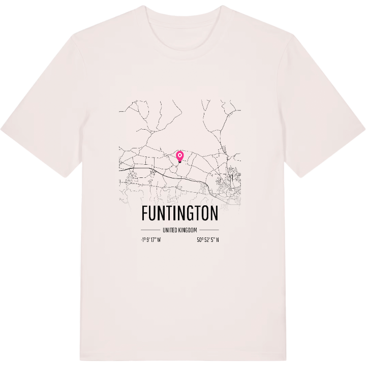Funtington kort T-shirt – t-shirt fra PinShirt