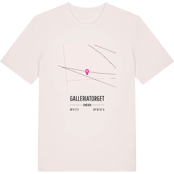 Galleriatorget kort T-shirt – t-shirt fra PinShirt