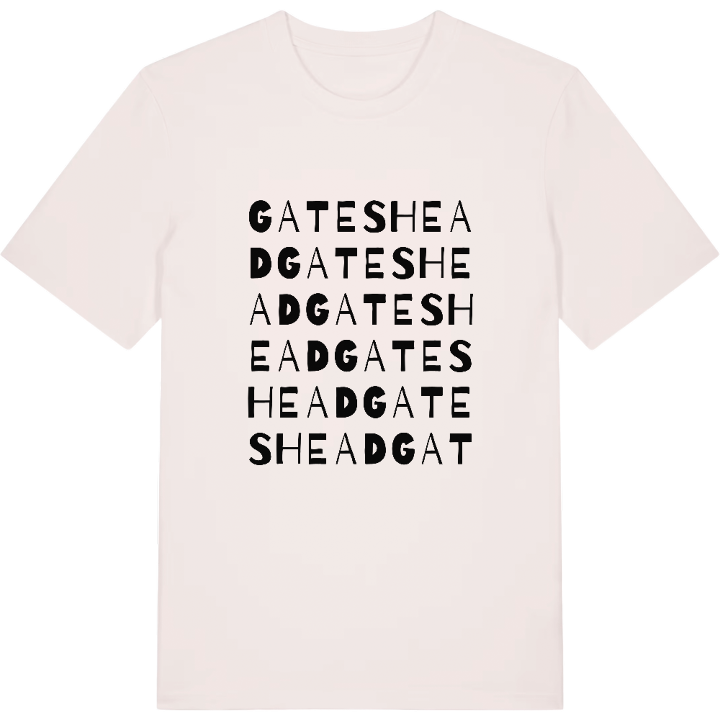 Gateshead ordleg T-shirt – t-shirt fra PinShirt