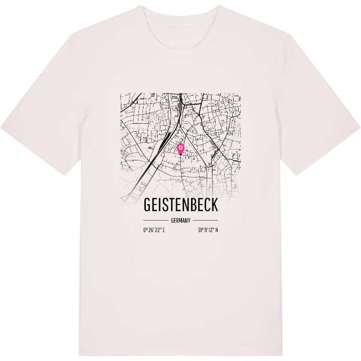 Geistenbeck kort T-shirt – t-shirt fra PinShirt