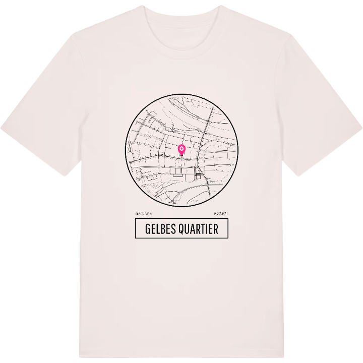 Gelbes Quartier T-shirt – t-shirt fra PinShirt