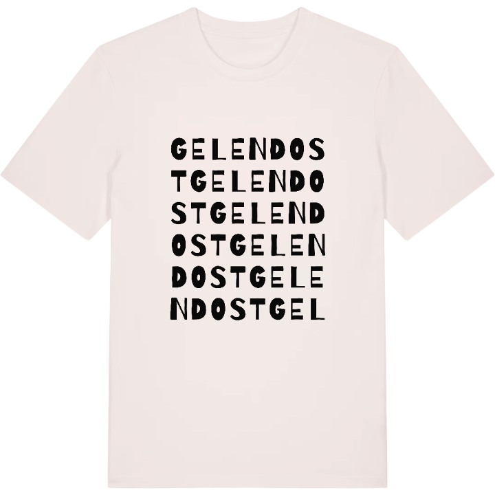Gelendost ordleg T-shirt – t-shirt fra PinShirt