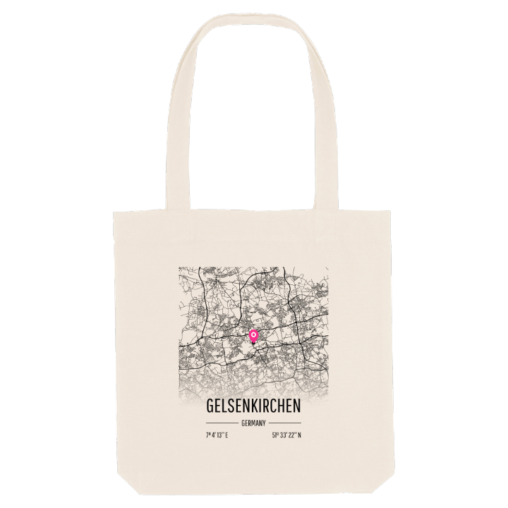 Gelsenkirchen kort mulepose – mulepose fra PinShirt