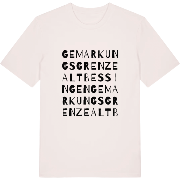 Gemarkungsgrenze Altbessingen ordleg T-shirt – t-shirt fra PinShirt
