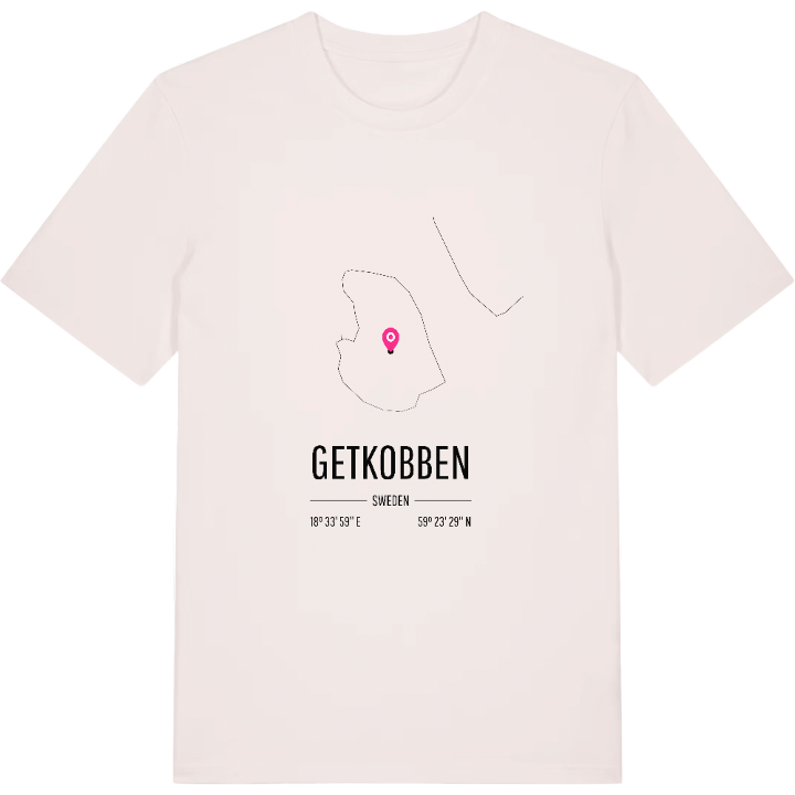 Getkobben kort T-shirt – t-shirt fra PinShirt
