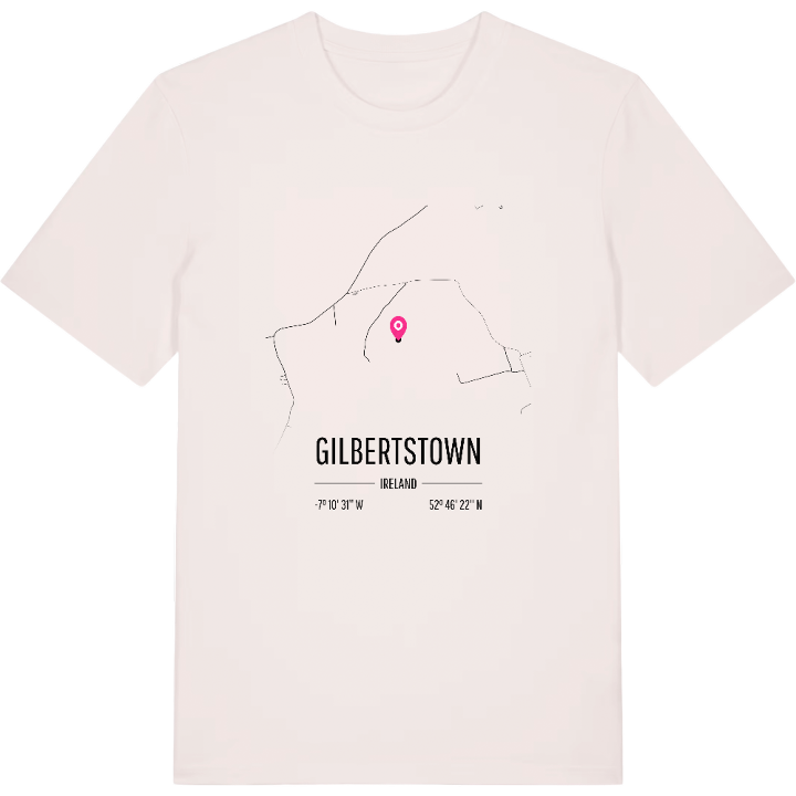 Gilbertstown kort T-shirt – t-shirt fra PinShirt