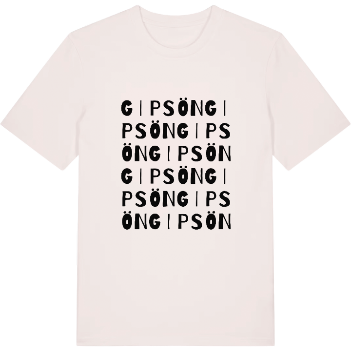 Gipsön ordleg T-shirt – t-shirt fra PinShirt