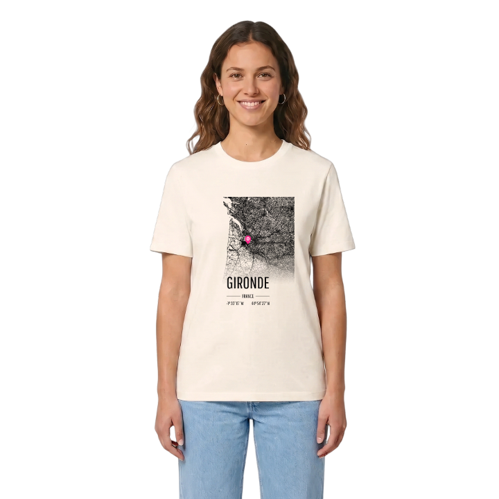 Gironde kort T-shirt – t-shirt fra PinShirt
