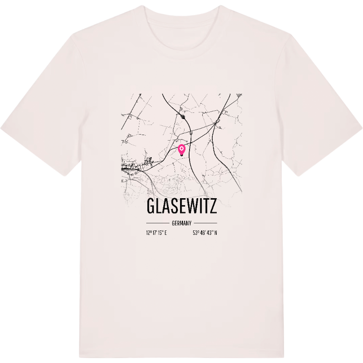 Glasewitz kort T-shirt – t-shirt fra PinShirt