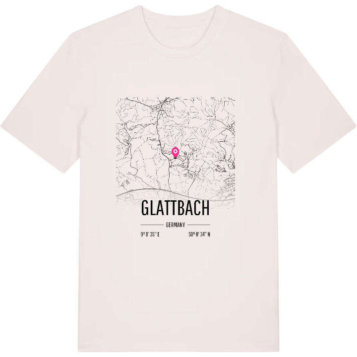 Glattbach kort T-shirt – t-shirt fra PinShirt