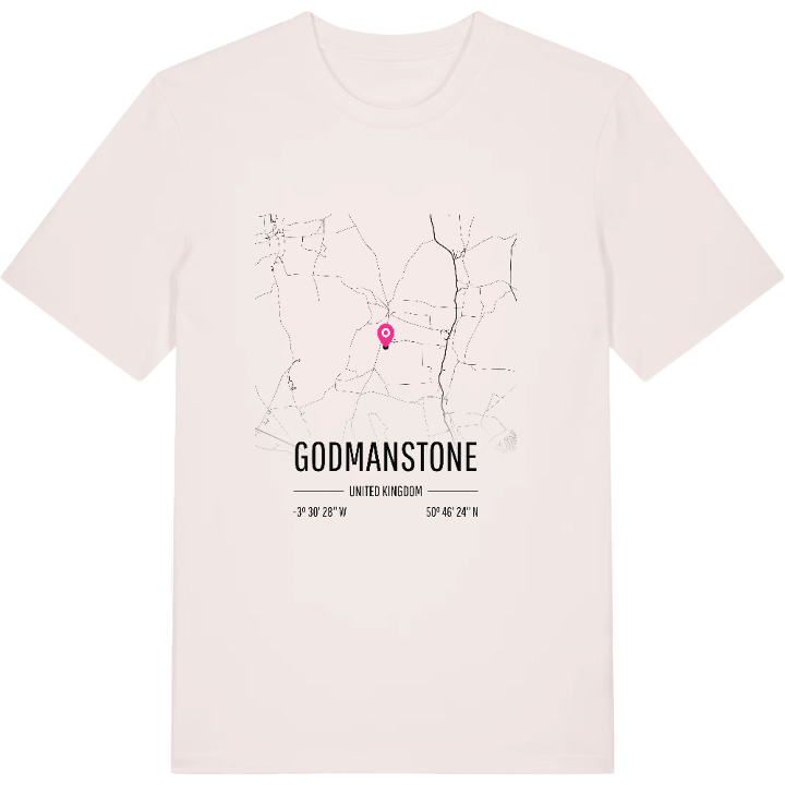 Godmanstone kort T-shirt – t-shirt fra PinShirt