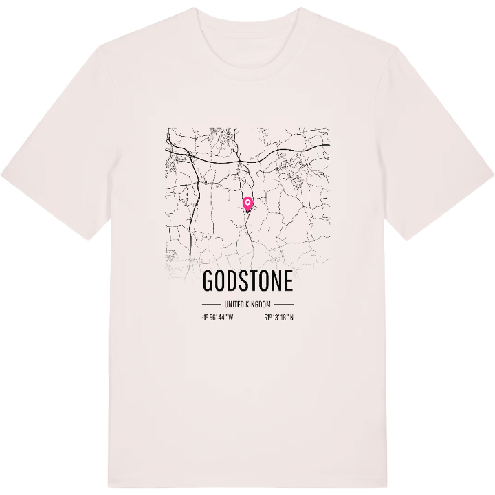 Godstone kort T-shirt – t-shirt fra PinShirt