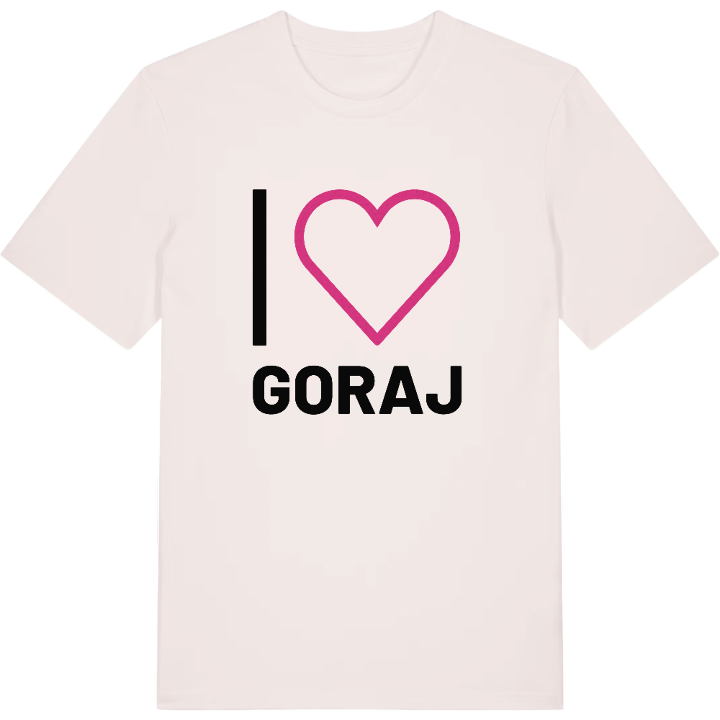 Jeg elsker Goraj T-shirt stort tryk – t-shirt fra PinShirt