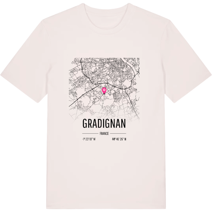 Gradignan kort T-shirt – t-shirt fra PinShirt