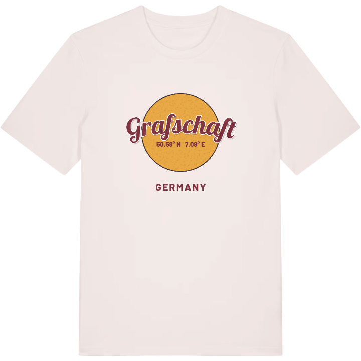 Grafschaft cirkel T-shirt – t-shirt fra PinShirt
