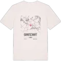 Grafschaft kort T-shirt