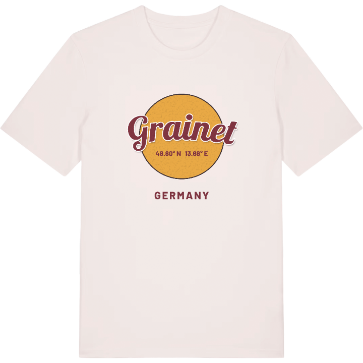 Grainet cirkel T-shirt – t-shirt fra PinShirt