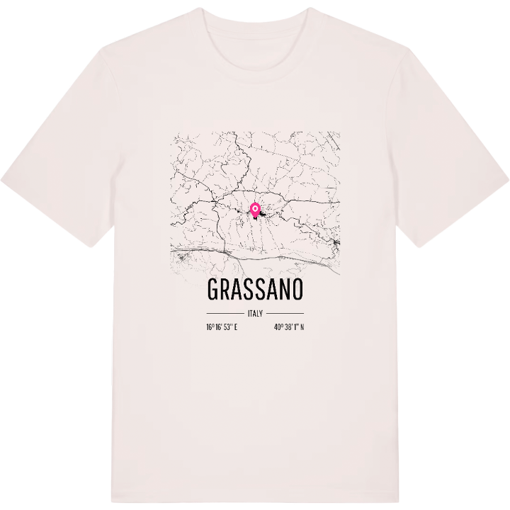 Grassano kort T-shirt – t-shirt fra PinShirt