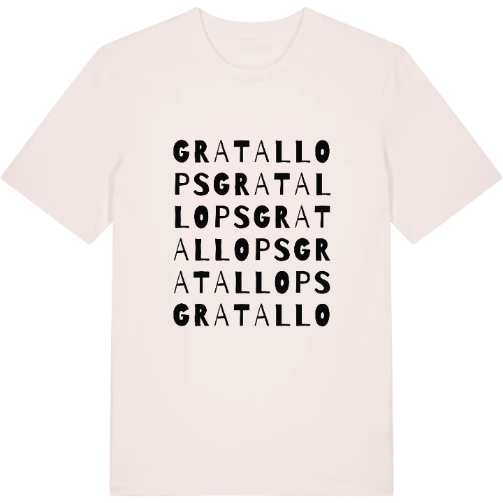 Gratallops ordleg T-shirt – t-shirt fra PinShirt