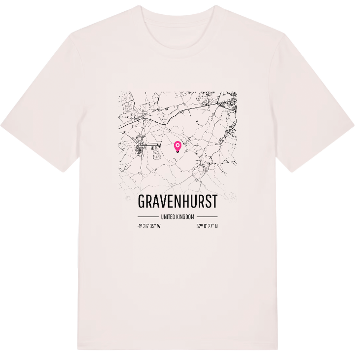 Gravenhurst kort T-shirt – t-shirt fra PinShirt