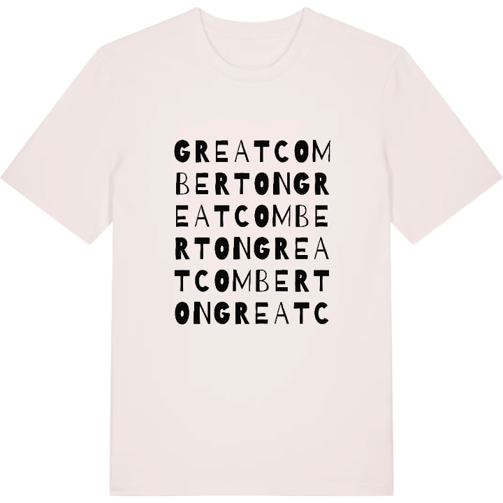 Great Comberton ordleg T-shirt – t-shirt fra PinShirt
