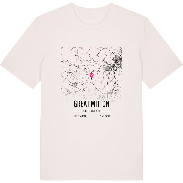 Great Mitton kort T-shirt – t-shirt fra PinShirt
