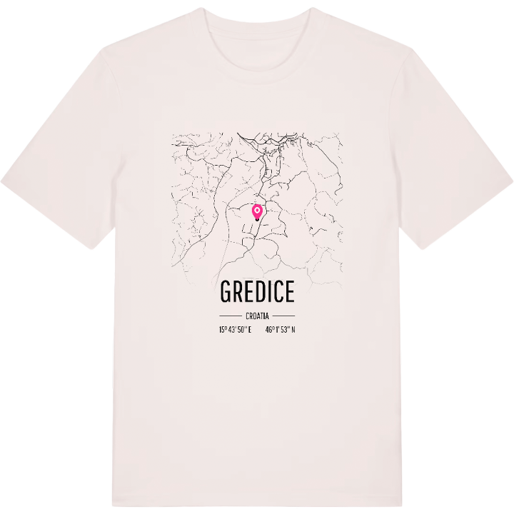 Gredice kort T-shirt – t-shirt fra PinShirt