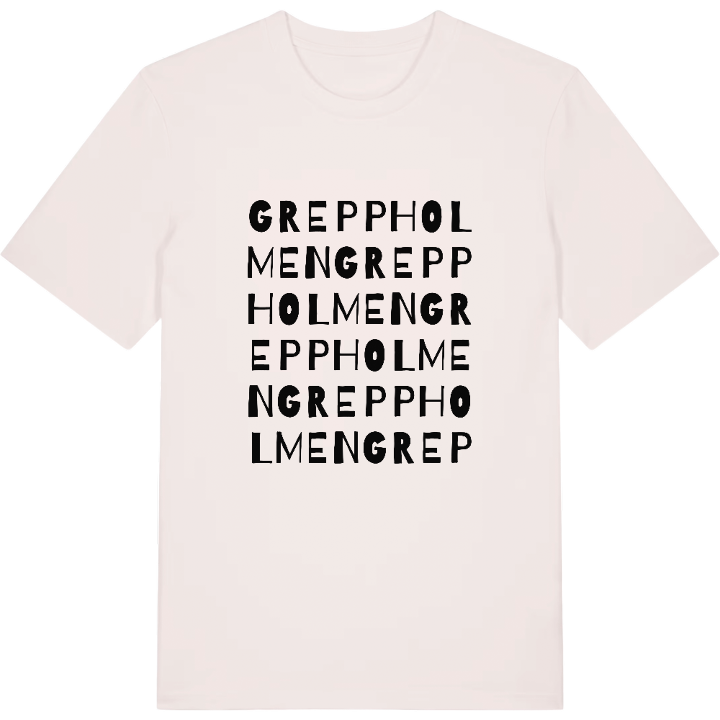 Greppholmen ordleg T-shirt – t-shirt fra PinShirt