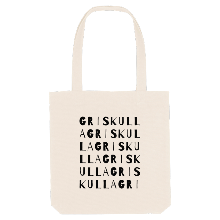 Griskulla ordleg mulepose – mulepose fra PinShirt