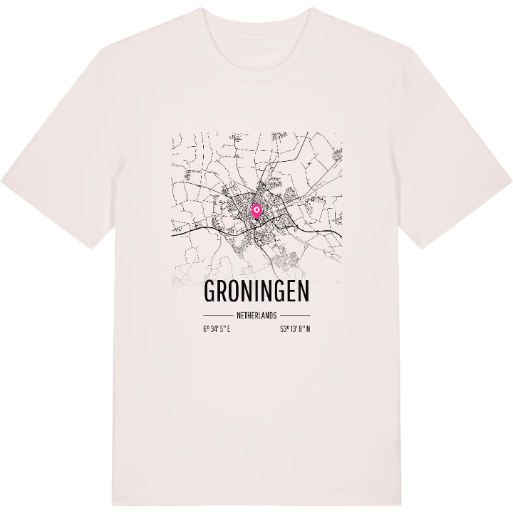 Groningen kort T-shirt – t-shirt fra PinShirt