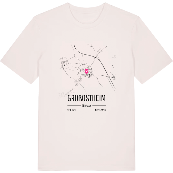 Großostheim kort T-shirt – t-shirt fra PinShirt