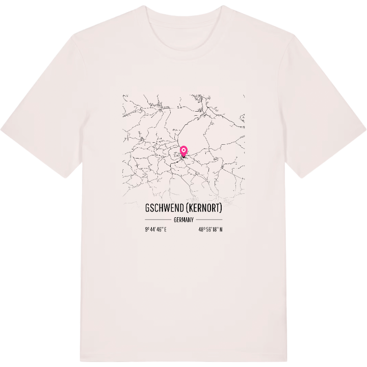 Gschwend (Kernort) kort T-shirt – t-shirt fra PinShirt