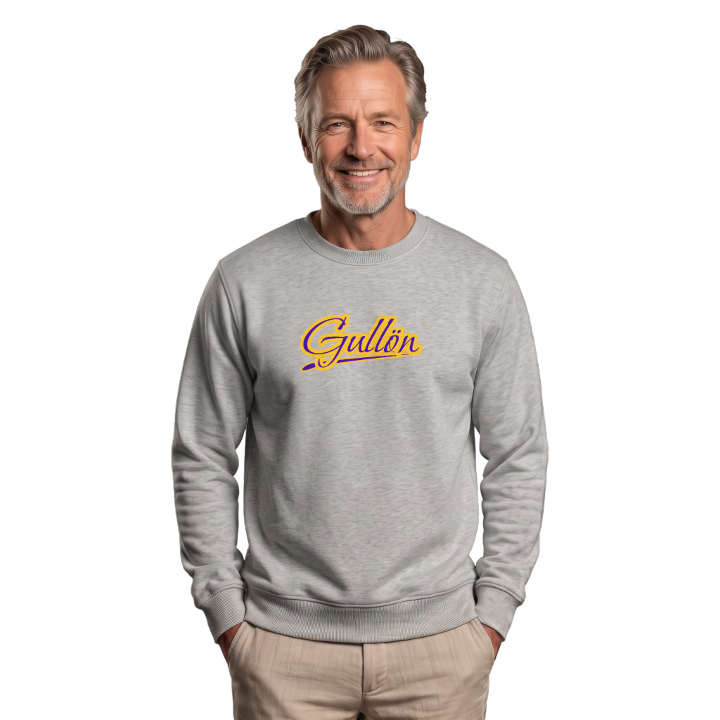 Gullön baseball sweatshirt – sweatshirt fra PinShirt