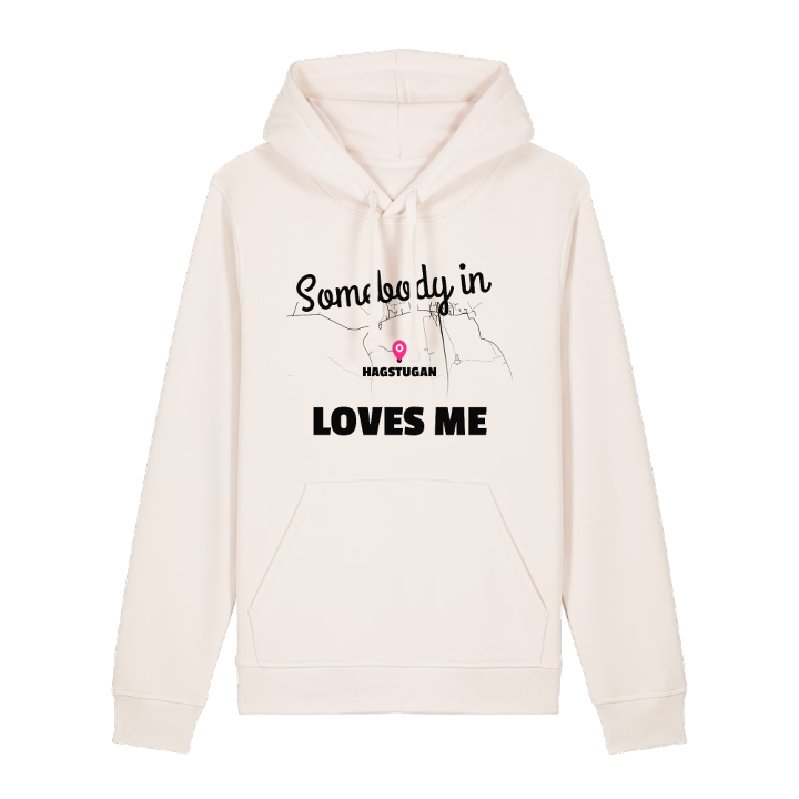 Nogen i Hagstugan elsker mig hættetrøje – hættetrøje fra PinShirt