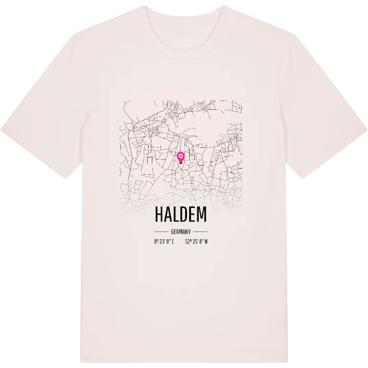 Haldem kort T-shirt – t-shirt fra PinShirt