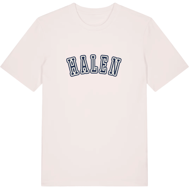 Halen college T-shirt – t-shirt fra PinShirt