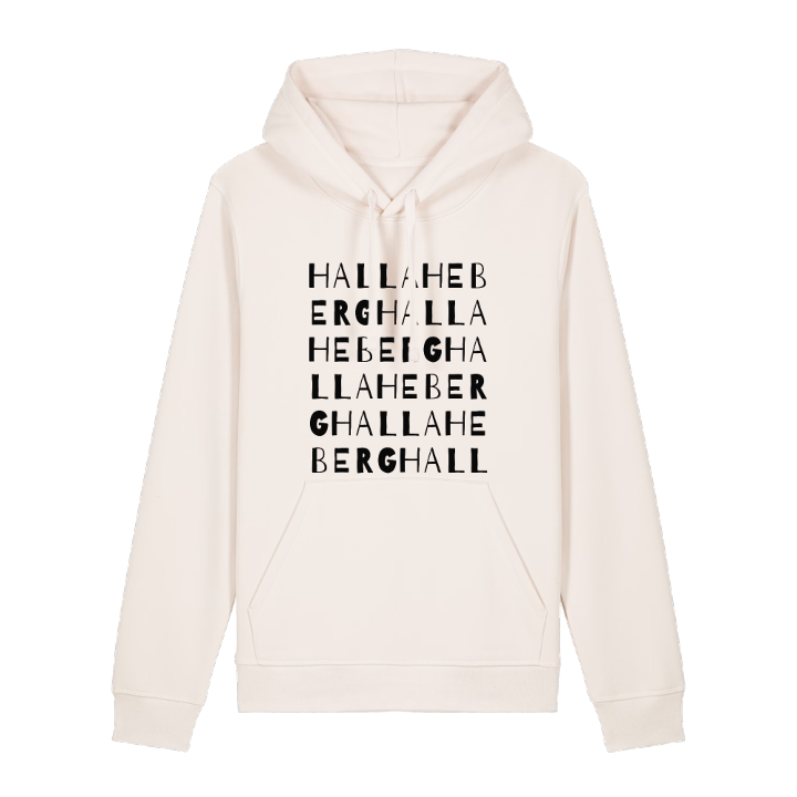 Halla Heberg ordleg hættetrøje – hættetrøje fra PinShirt