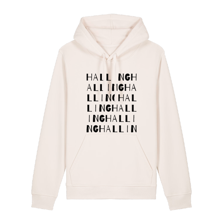 Halling ordleg hættetrøje – hættetrøje fra PinShirt
