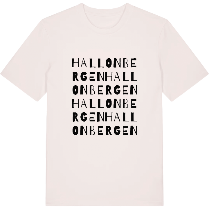 Hallonbergen ordleg T-shirt – t-shirt fra PinShirt