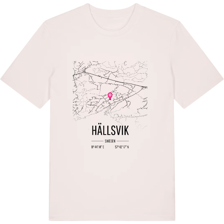 Hällsvik kort T-shirt – t-shirt fra PinShirt