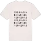 Halmaj ordleg T-shirt