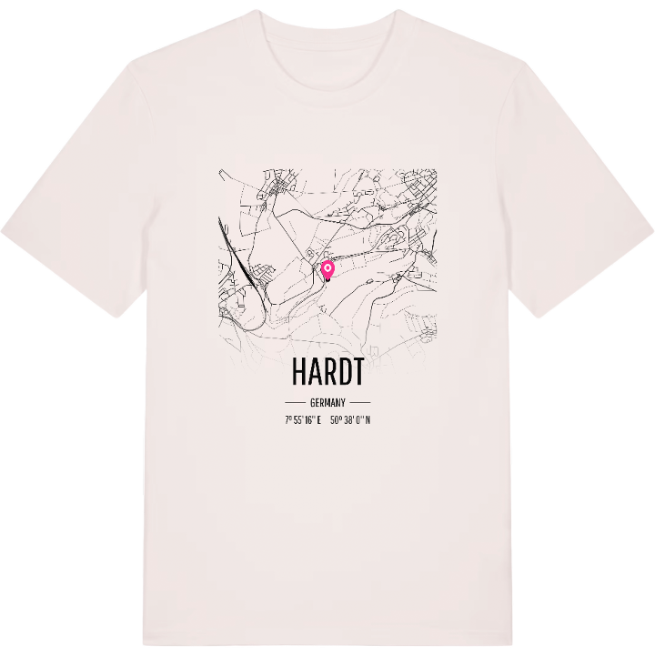 Hardt kort T-shirt – t-shirt fra PinShirt