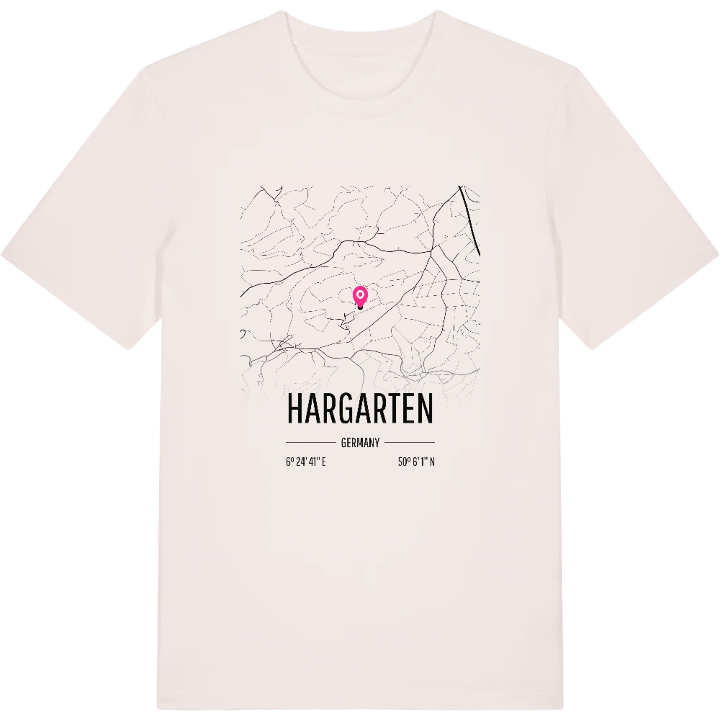 Hargarten kort T-shirt – t-shirt fra PinShirt