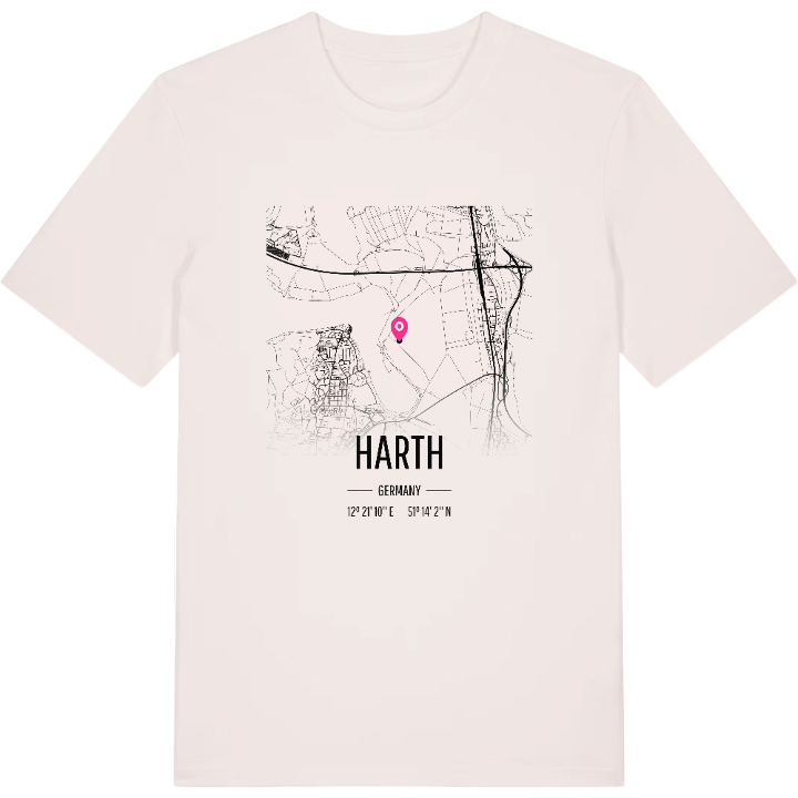 Harth kort T-shirt – t-shirt fra PinShirt