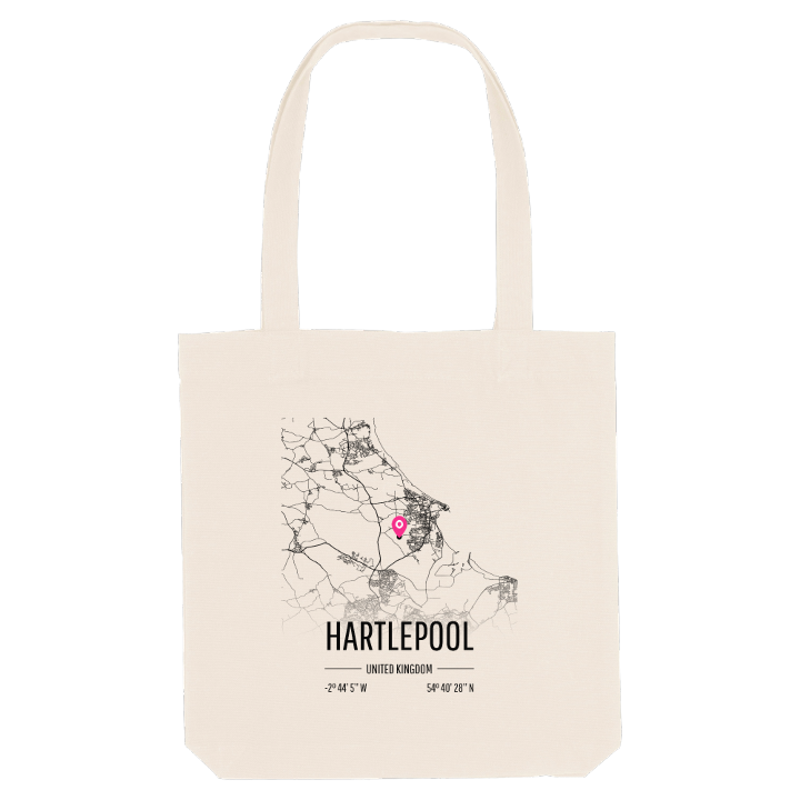 Hartlepool kort mulepose – mulepose fra PinShirt