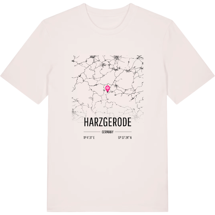 Harzgerode kort T-shirt – t-shirt fra PinShirt