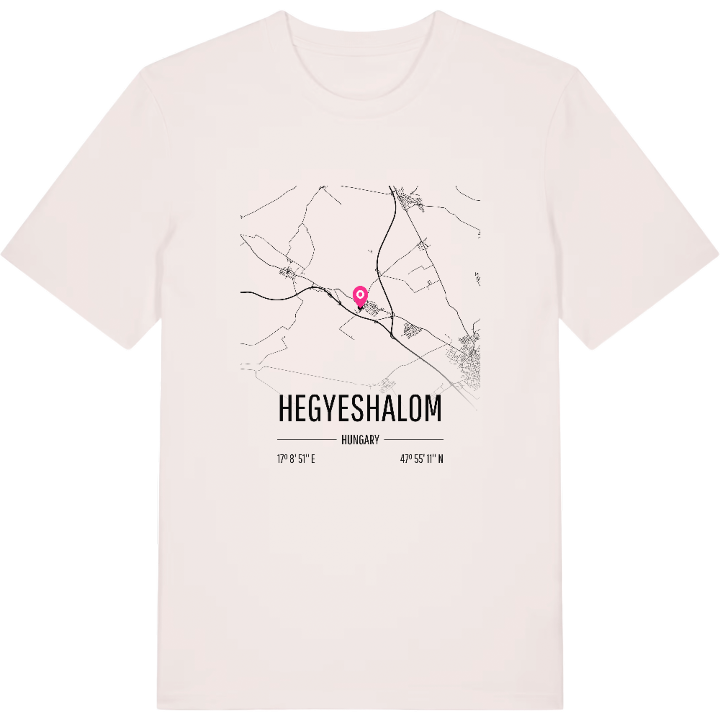 Hegyeshalom kort T-shirt – t-shirt fra PinShirt