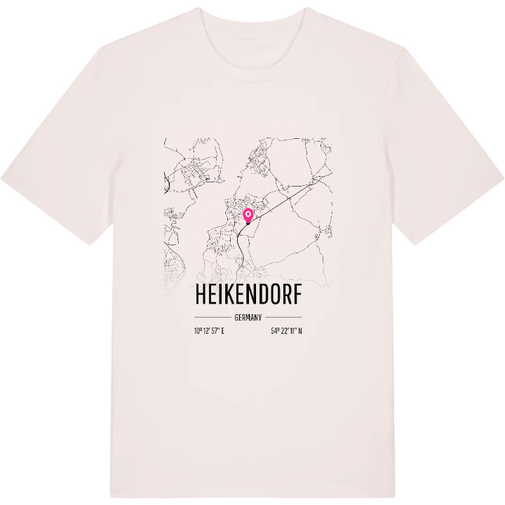 Heikendorf kort T-shirt – t-shirt fra PinShirt