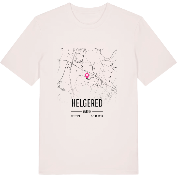 Helgered kort T-shirt – t-shirt fra PinShirt